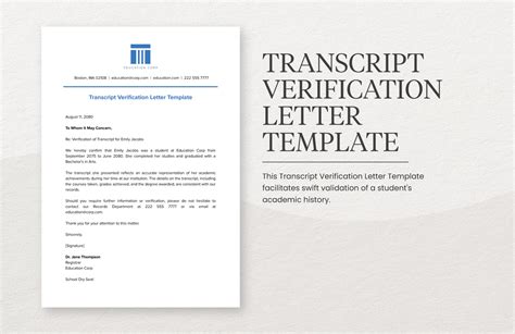 Transcript/Verification .